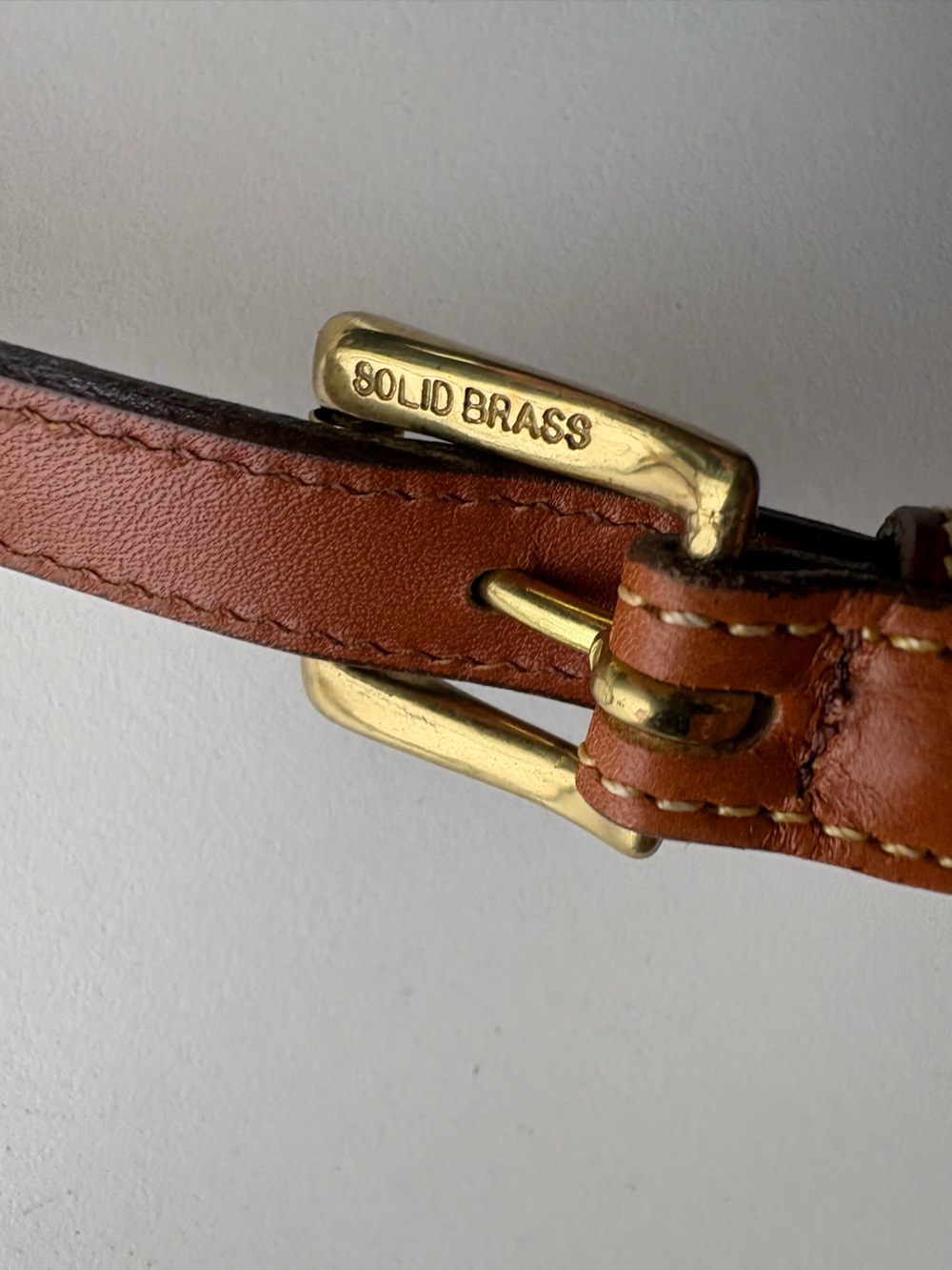 Dooney & Bourke awl British Tan Leather mini Outback Square Crossbody Bag - Picture 6 of 16